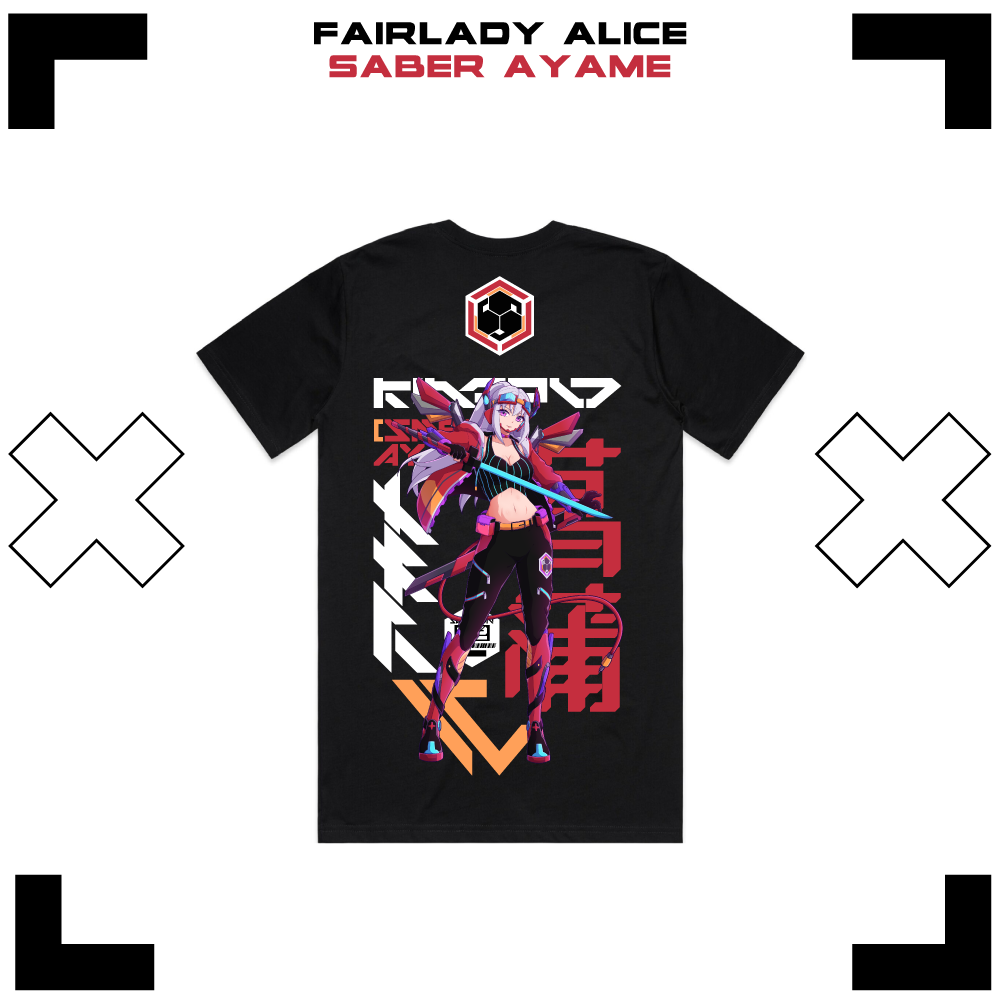 FAIRLADY ALICE: SABER AYAME GRAPHIC TEE